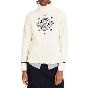 The Reeds x J. Crew Side Button Swing Sweater Size XS